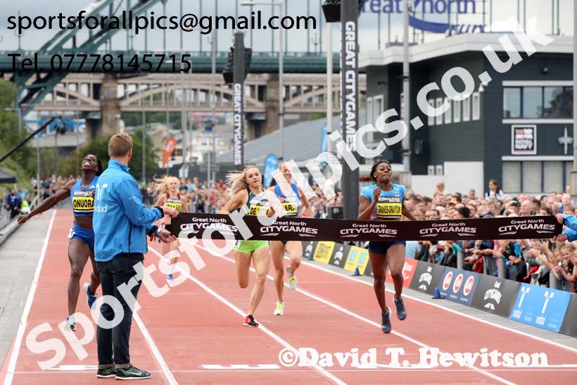 Womens 500 metres, 2017 Great North CityGames, Gateshead/Newcaste. Photo: David T. Hewitson/Sports for All Pics